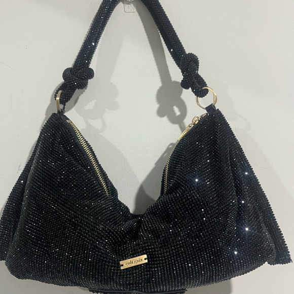 Cult Gaia
Hera Knotted Rhinestone Mini Shoulder Bag - Picture 5 of 13